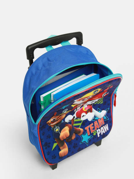 1 Compartment Wheeled Schoolbag Paw patrol Blue friend around town 2590 other view 3