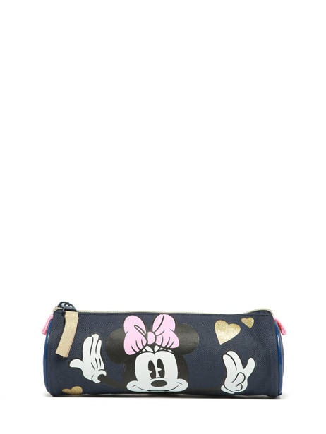 1 Compartment Pouch Mickey and minnie mouse Blue glitter love 2353
