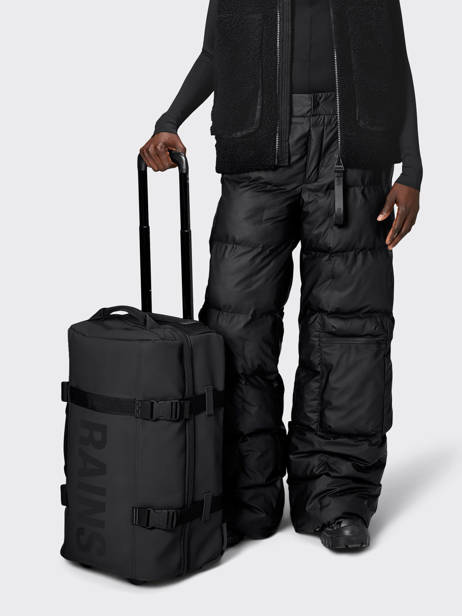 Valise Cabine Travel Rains Noir travel 13460 vue secondaire 1