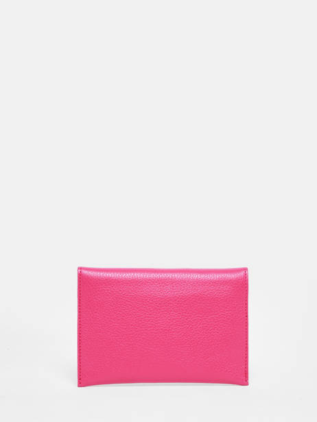 Leather Document Holder Madras Etrier Pink madras EMAD054 other view 2
