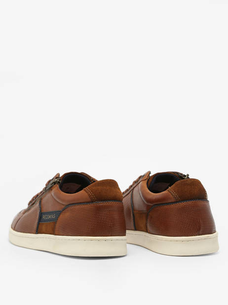 Sneakers Distrait In Leather Redskins Brown men DISTRAIT other view 3