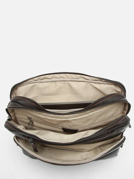 Leather Foulonné Business (back)pack Etrier Brown foulonne EFOU8122 other view 3