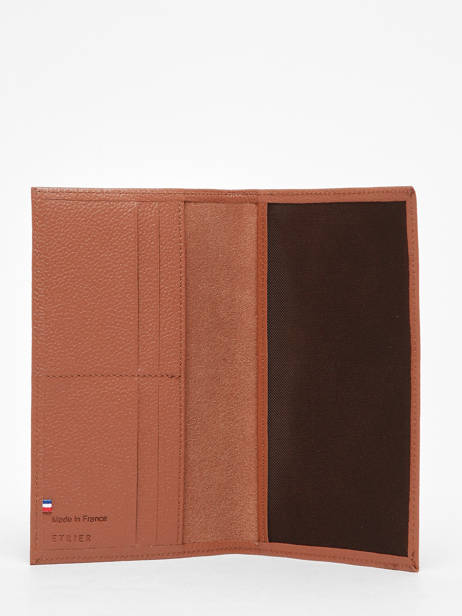 Checkholder Madras Leather Etrier Brown madras EMAD905 other view 1