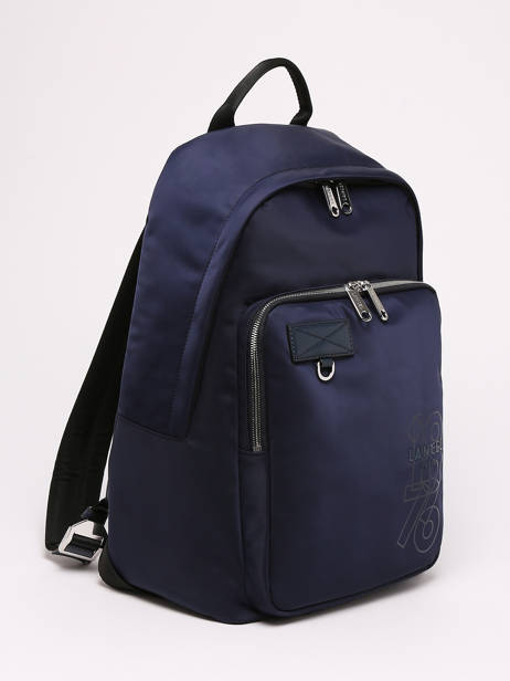 Backpack Leo 1 Compartment Lancel Blue leo A12679 other view 2
