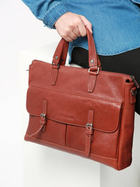 Porte Documents (main) Arthur & aston Marron antonio 2 vue secondaire 1