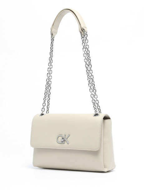 Crossbody Bag Re-lock Recycled Polyester Calvin klein jeans Beige re-lock K610749 other view 2