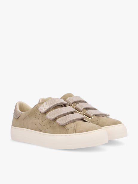 Velcro Sneakers Arcade In Leather No name Beige women GFGE0148 other view 1
