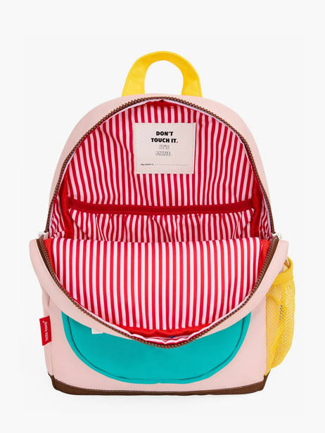 Mini Backpack Hello hossy Multicolor cool kids 5 other view 3