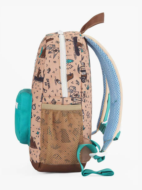 Backpack Hello hossy Multicolor cool kids P6 other view 2