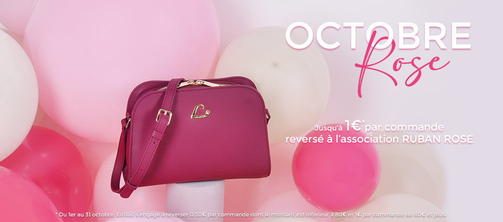 sac a main octobre rose